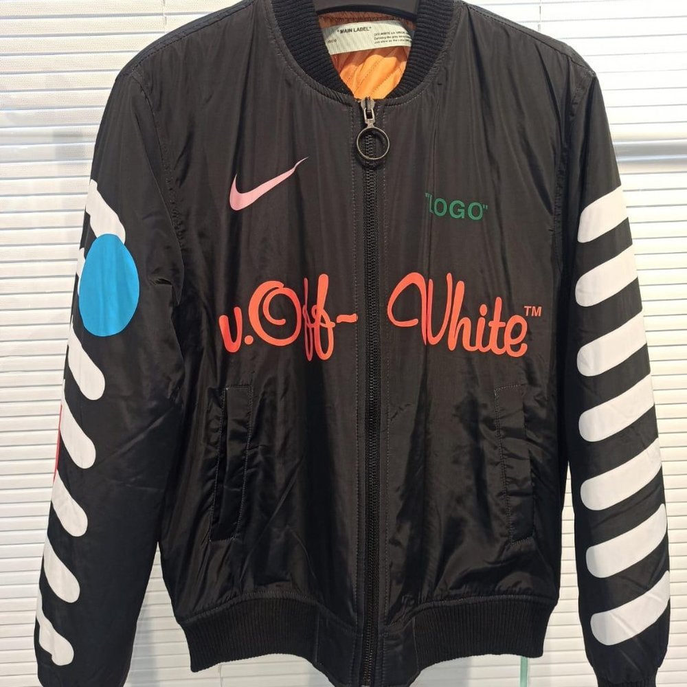 OFF WHITE MEN  BOMBER JACKET NEW SEASON SIZE L